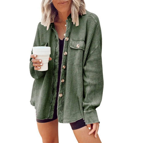 Azüria Waffle Knit Shacket
