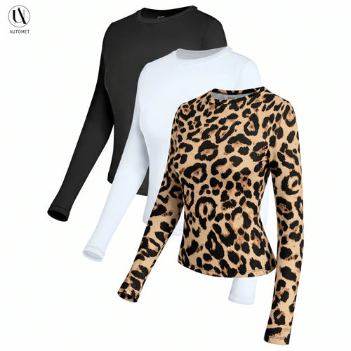 Azüria Long Sleeve Crop Tee 3-Pack