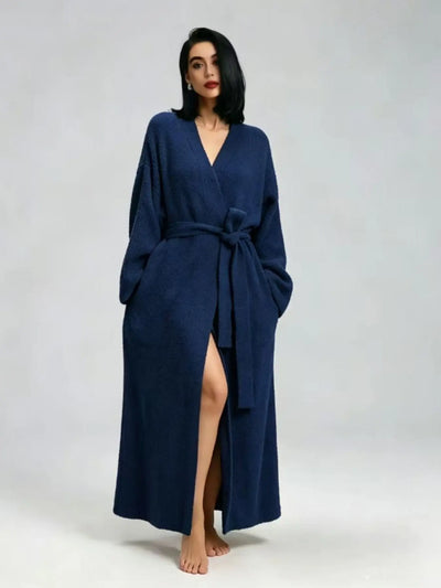 Azuria Plush Double-Sided Fleece Robe