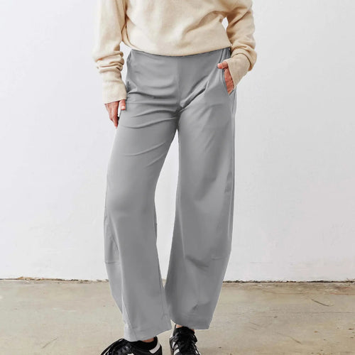Azuria Women Mid Rise Barrel Travel Pants