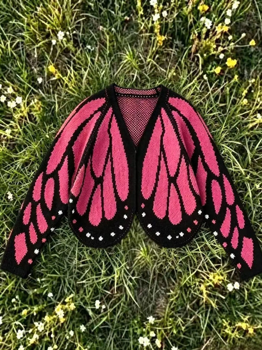 Azuria Butterfly Wings Knit Cardigan
