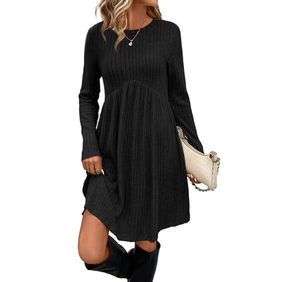 Women’s Ribbed Knit Sweater Dress