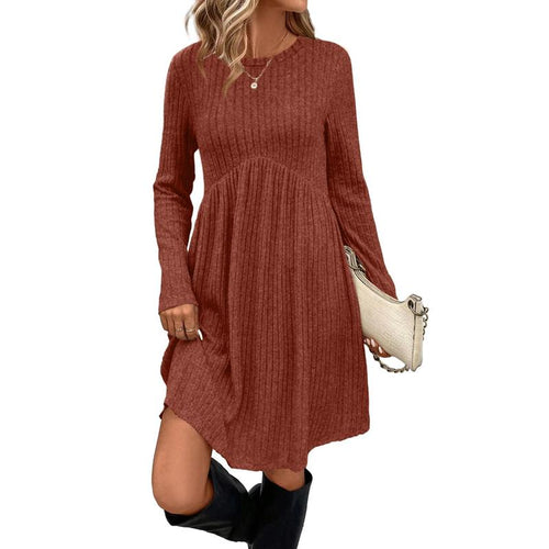 Women’s Ribbed Knit Sweater Dress