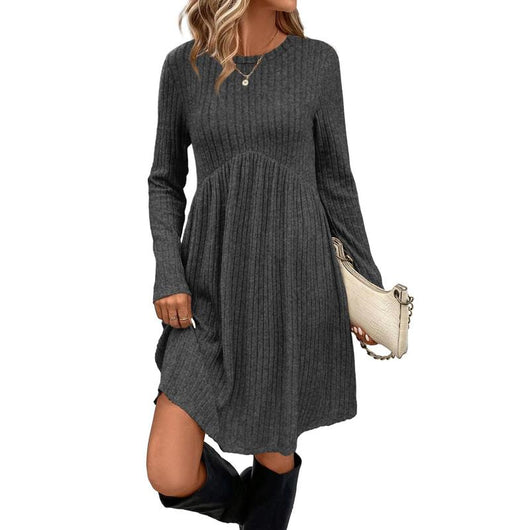 Women’s Ribbed Knit Sweater Dress