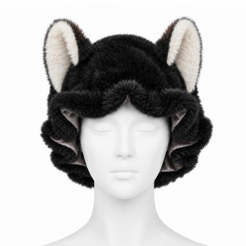 Azüria Teddy Ear Satin Bonnet