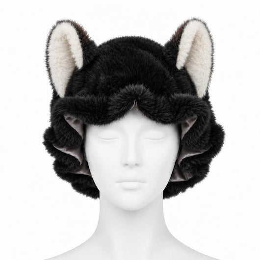 Azüria Teddy Ear Satin Bonnet
