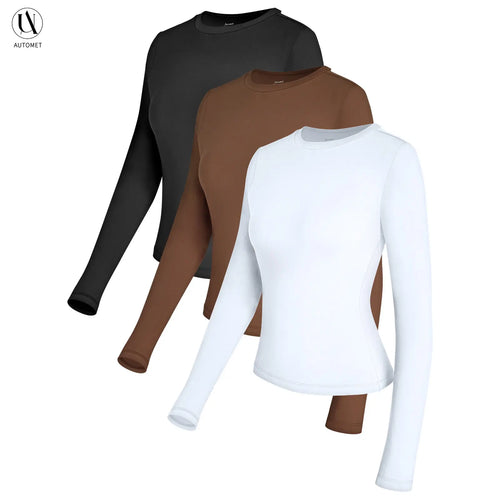 Azüria Long Sleeve Crop Tee 3-Pack