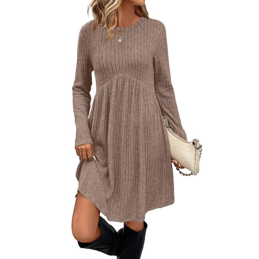 Women’s Ribbed Knit Sweater Dress