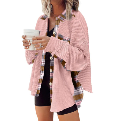 Azüria Waffle Knit Shacket
