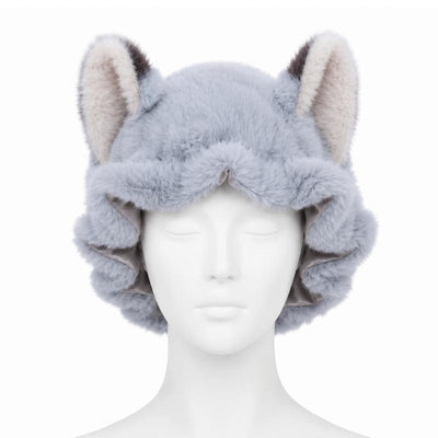Azüria Teddy Ear Satin Bonnet