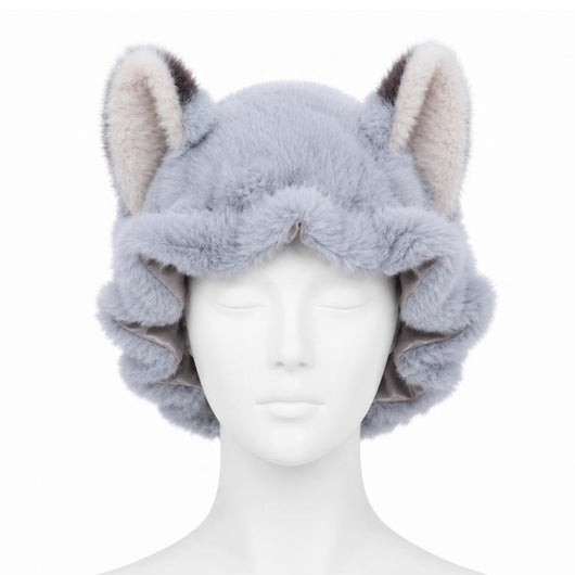 Azüria Teddy Ear Satin Bonnet