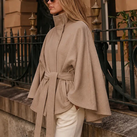 Azüria Wool Cape Jacket