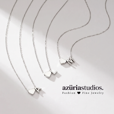 Azüria Dainty Initial Necklace