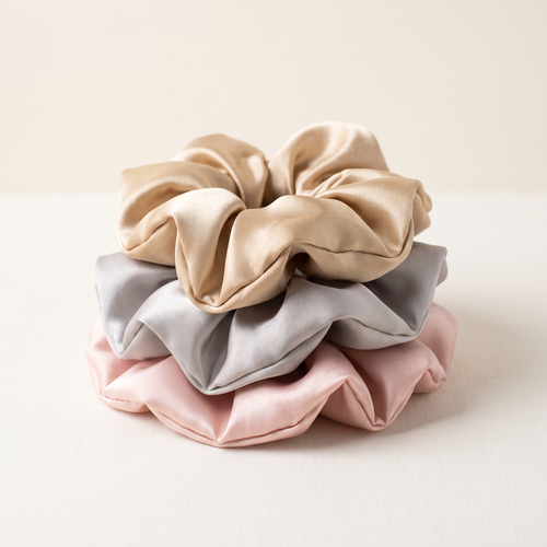 Satin Scrunchie 3-Pack